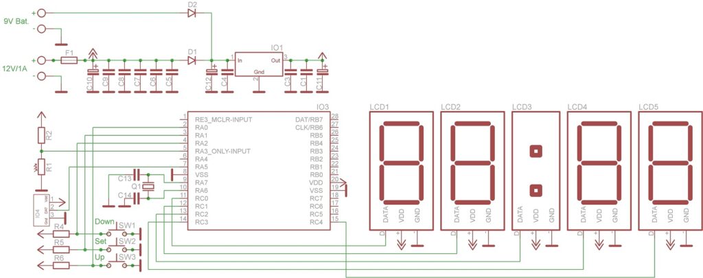 LED hodiny pro celodenní provoz - Hobbyelektro.eu
