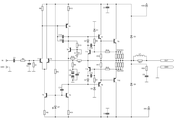 zesilovac schema uni 50